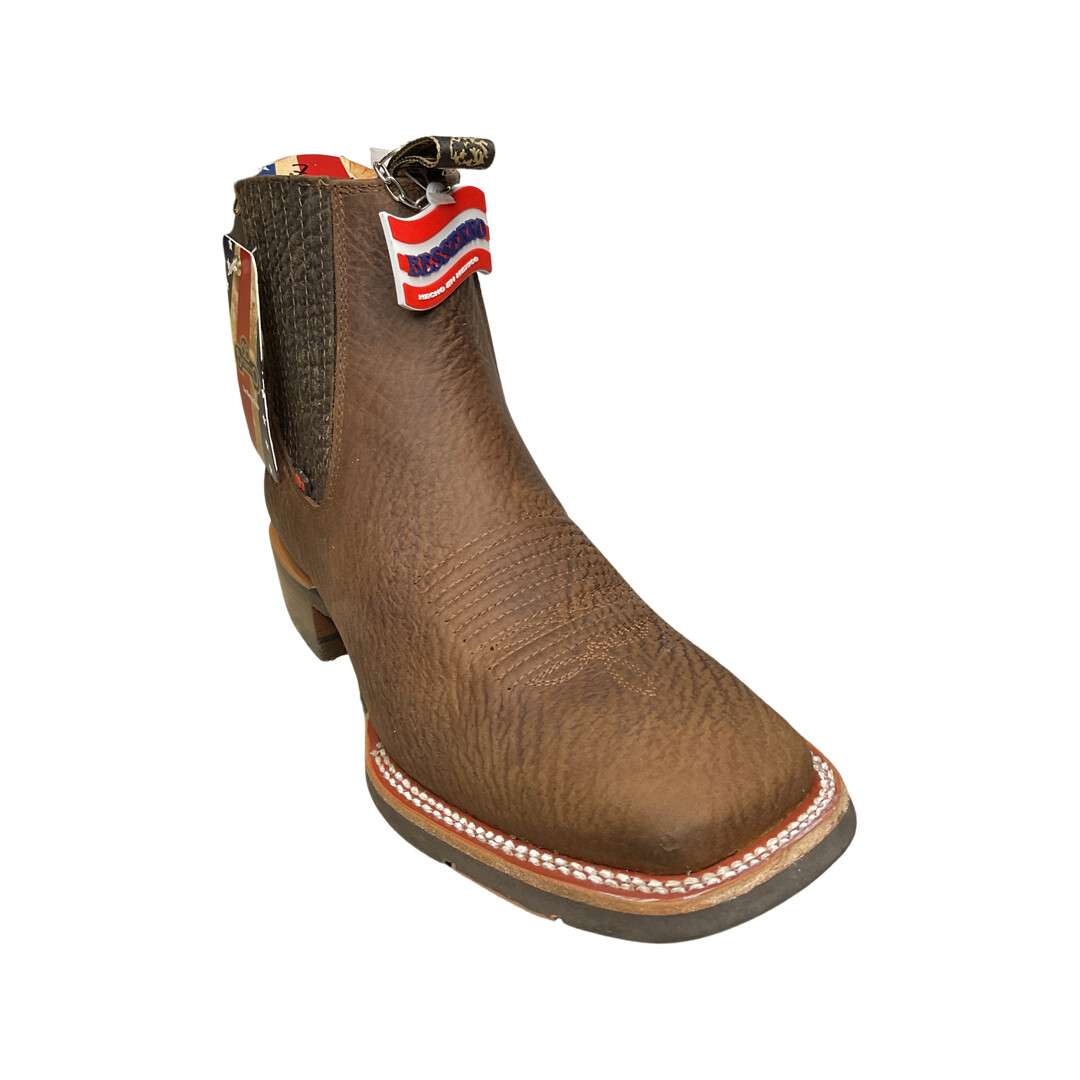 MENS BESSERRO BOTIN IMIT. TIBURON 6348, Colour: CAFÉ, Size: 6