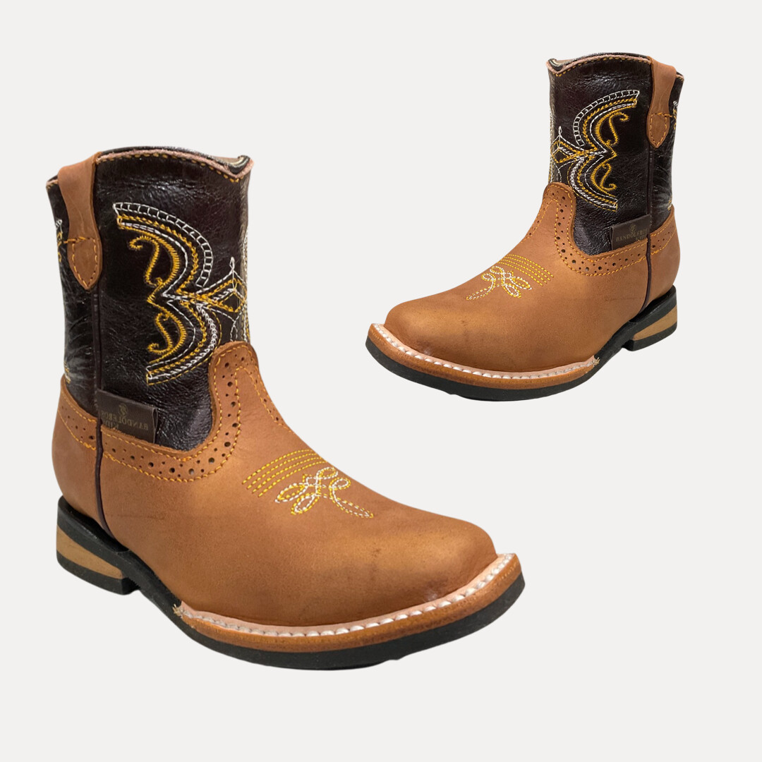 BANDOLEROS KIDS RODEO BOOTS BB-2, Colour: MIEL, Size: 4