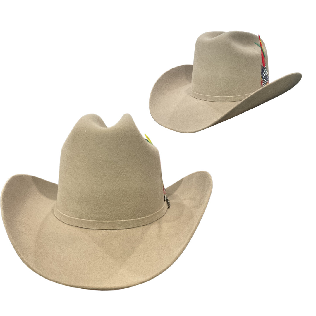 MENS TEXANA 6X DURANGO CUERNOS CHUECOS, Colour: NUTRIA, Size: 6 3/4