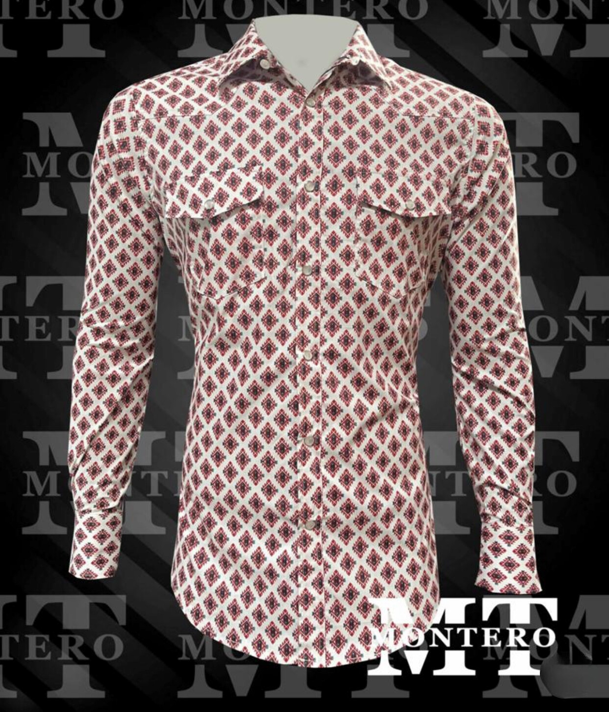 MEN’S LONG SLEEVE MONTERO SHIRT MT0445, Colour: White, Size: S