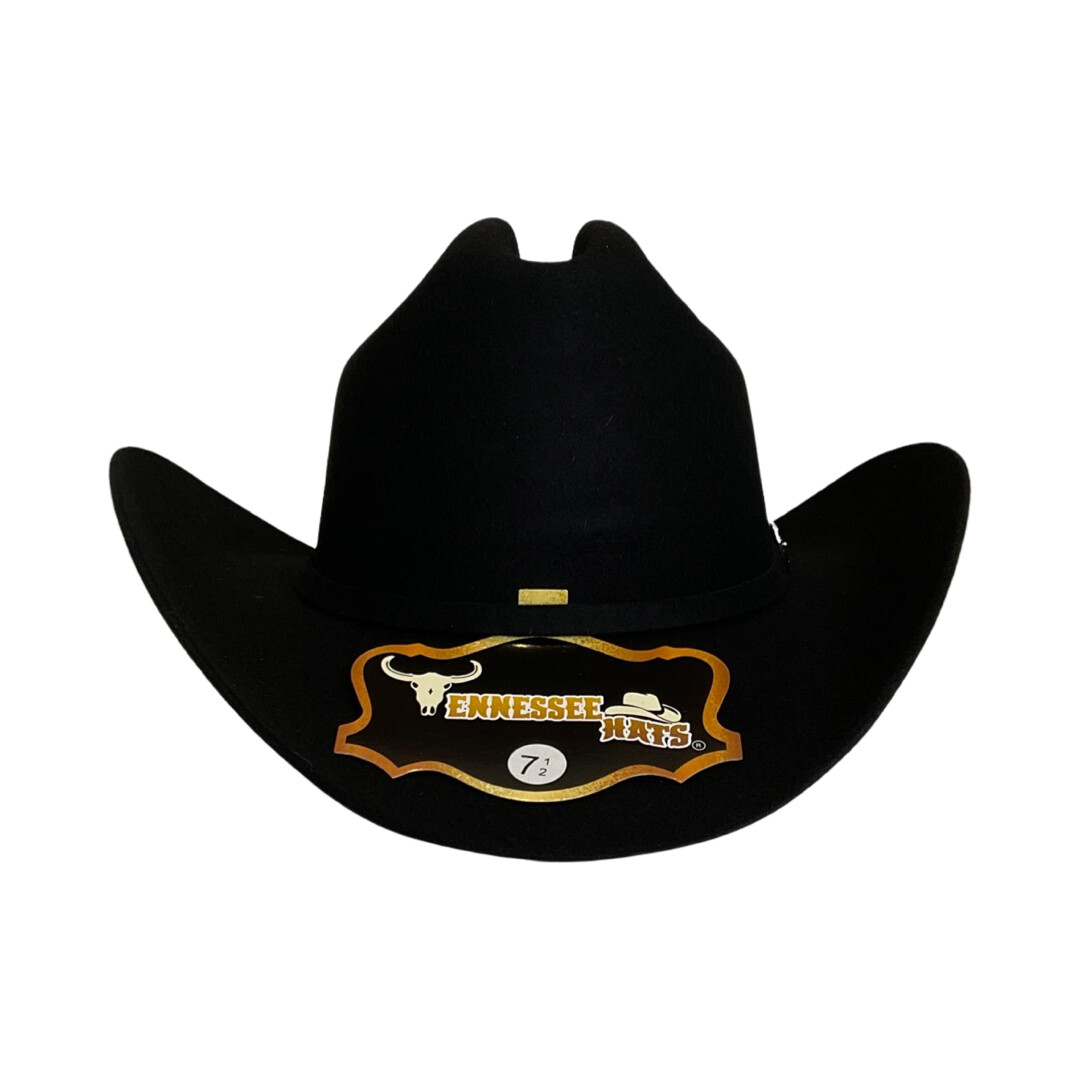 TENNESSEE HAT 50X JULION BRIM 3.5 DE LANA, Colour: BLACK, Size: 6 3/4