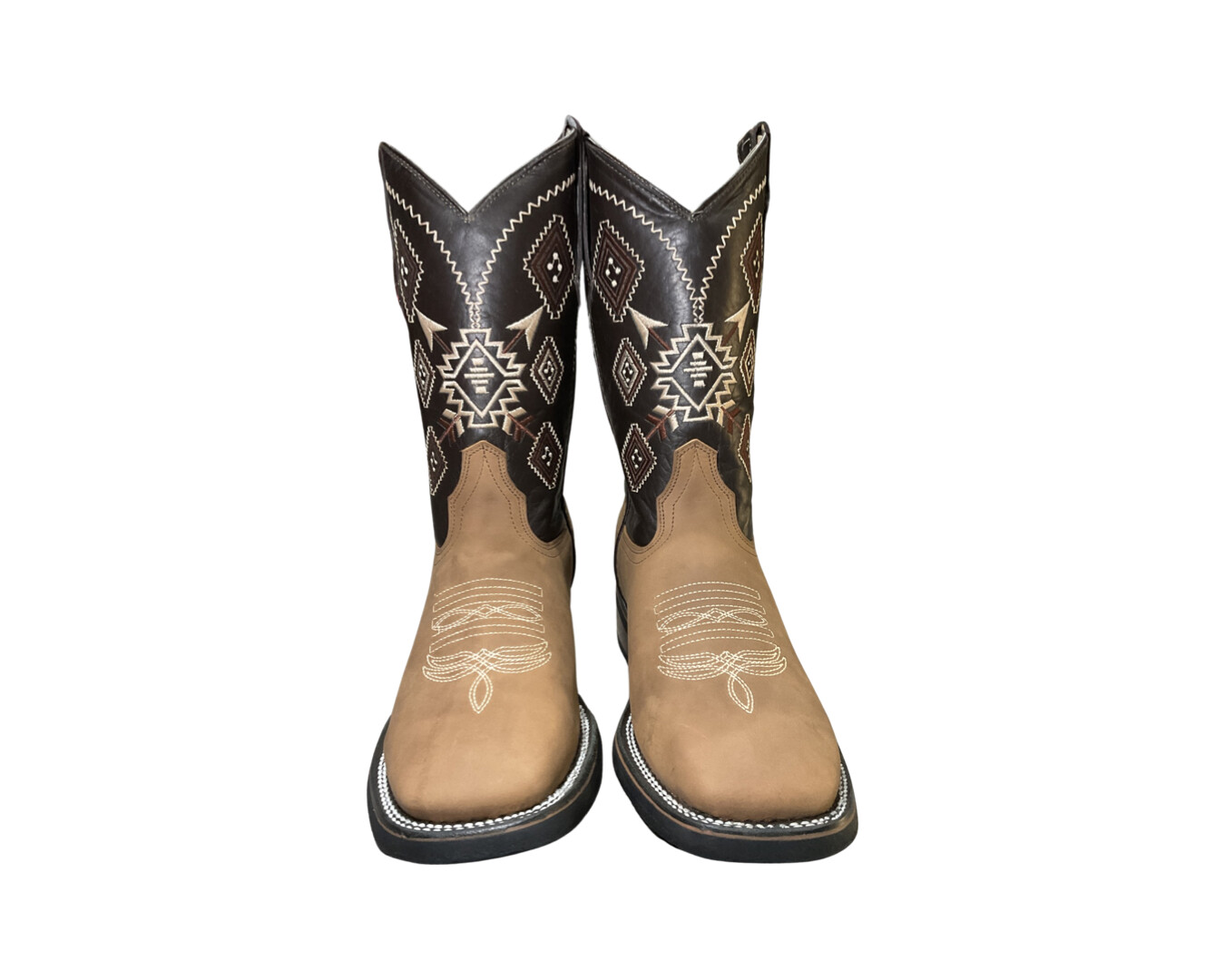 Men’s Potrillo Bota Apache Crazy Bulldog Suela De Hule, Size: 6, Colour: OCRE