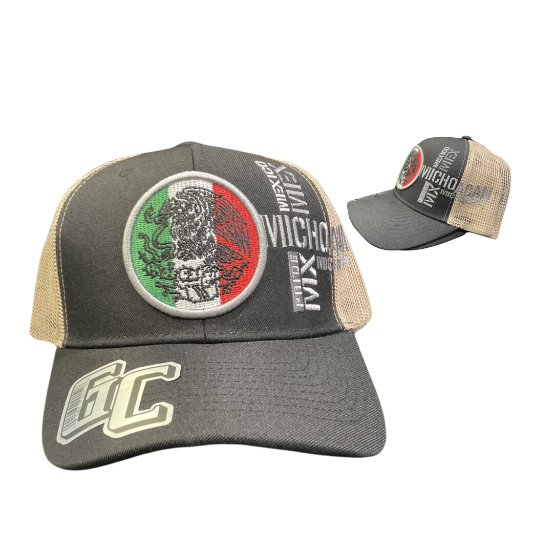 Mexico Trucker Hat assorted colors and styles, Colour: Assorted colors, STYLE: Escudo De Mexico