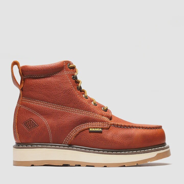 MEN’S BONANZA BA612 FRONTIER DUAL 6”, Colour: LIGHT BROWN, Size: 5