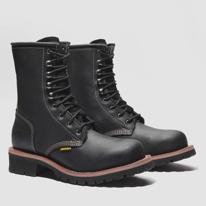 MEN’S BONANZA BA901 SIERRA  9" LOGGER BLACK