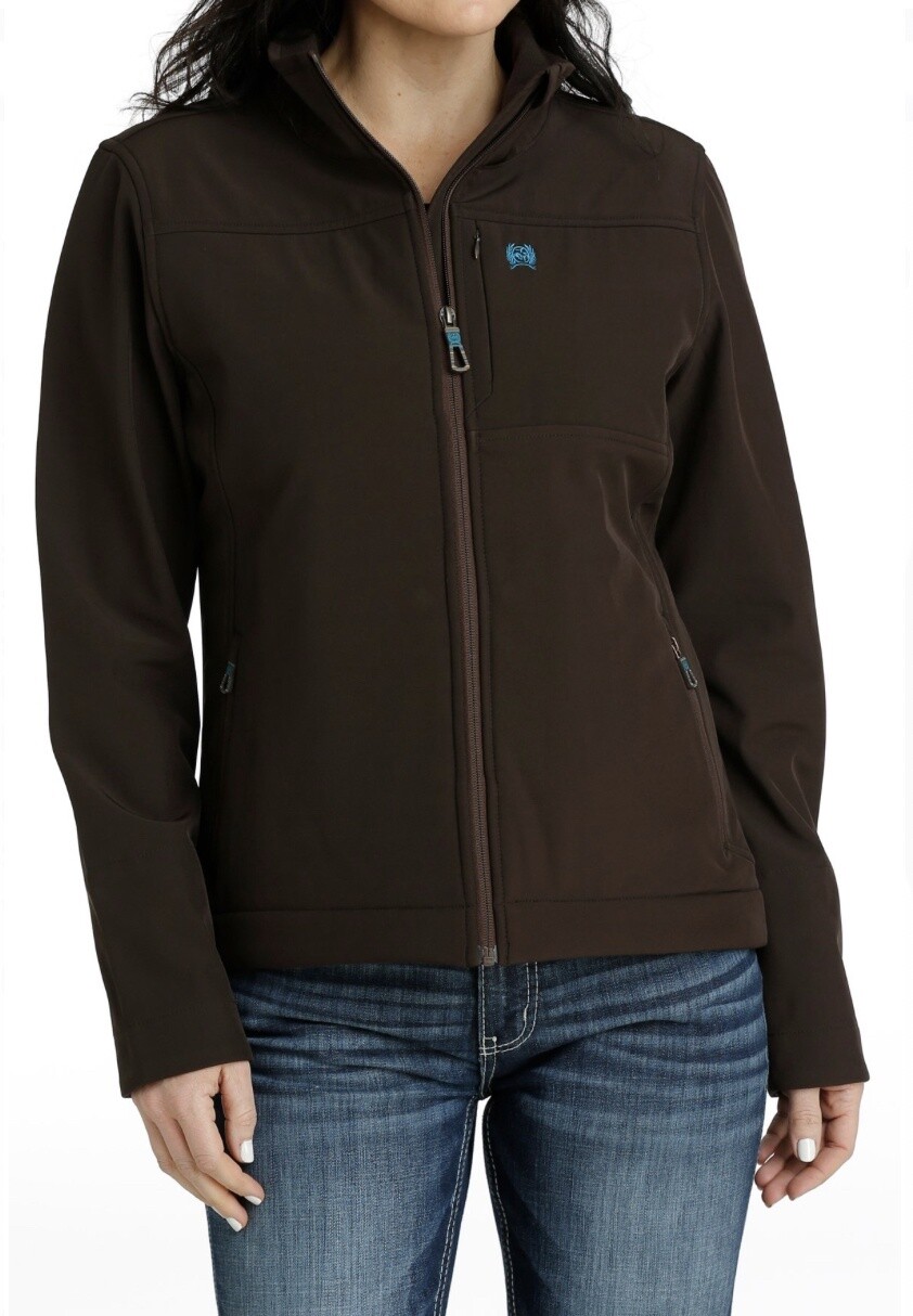CINCH WOMEN'S CONCEALED CARRY BONDED JACKET - MAJ9848002, Colour: BROWN, Size: XS