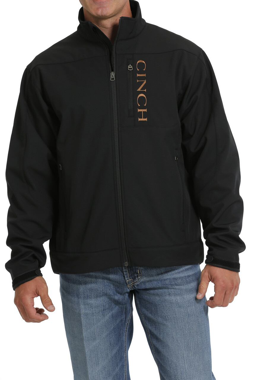 CINCH MENS BONDED JACKET - MWJ1567006, Colour: BLACK, Size: XS