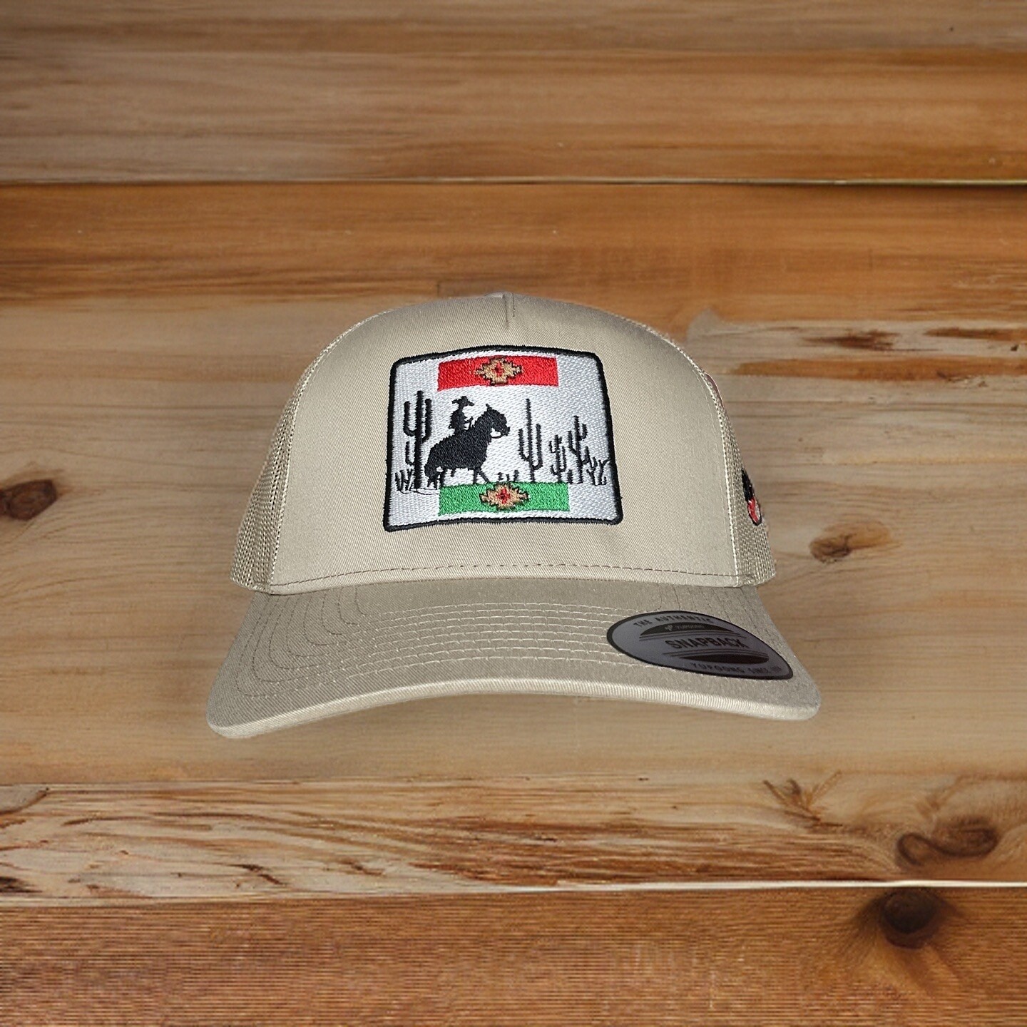 Arámbula Jinete Trucker Hat, STYLE: SnapBack, Colour: Khaki