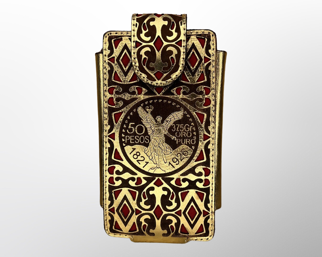 ORONAS CELL PHONE CASES LACER, Colour: Gold, STYLE: CENTENARIO
