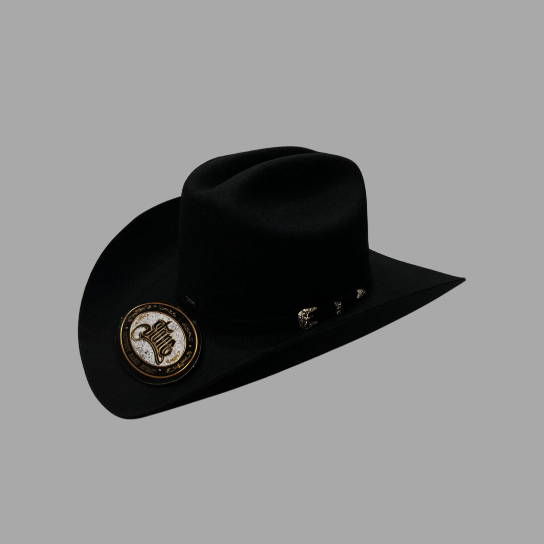 STONE HAT JOAN 100X TEXANA FIELTRO, Colour: BLACK, Size: 6.3/4