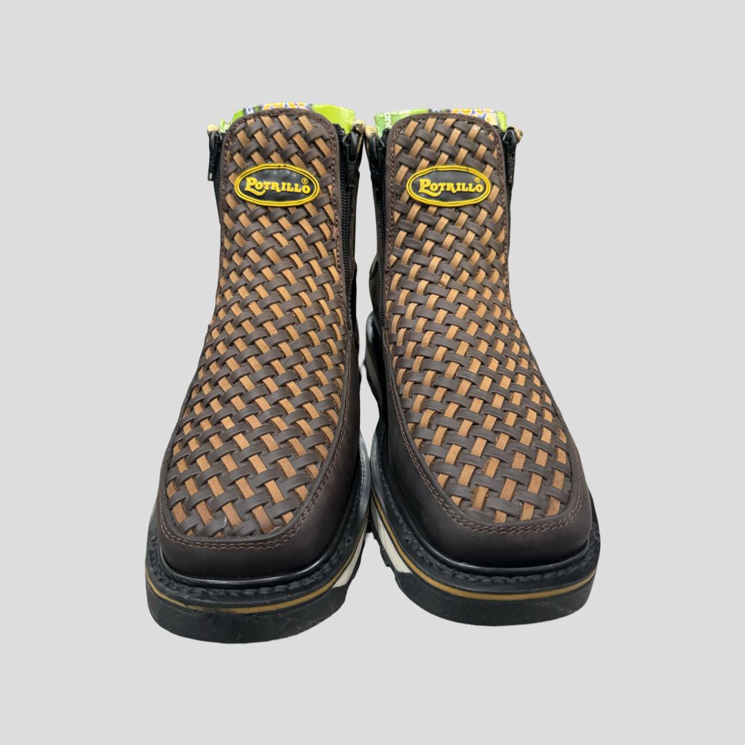 BOTA POTRILLO 2064- PETATILLO CRAZZY CUADRADO BOTA POTRILLO 2064- PETATILLO CRAZZY CUADRADO, Colour: CAFE-MIEL, Size: 6