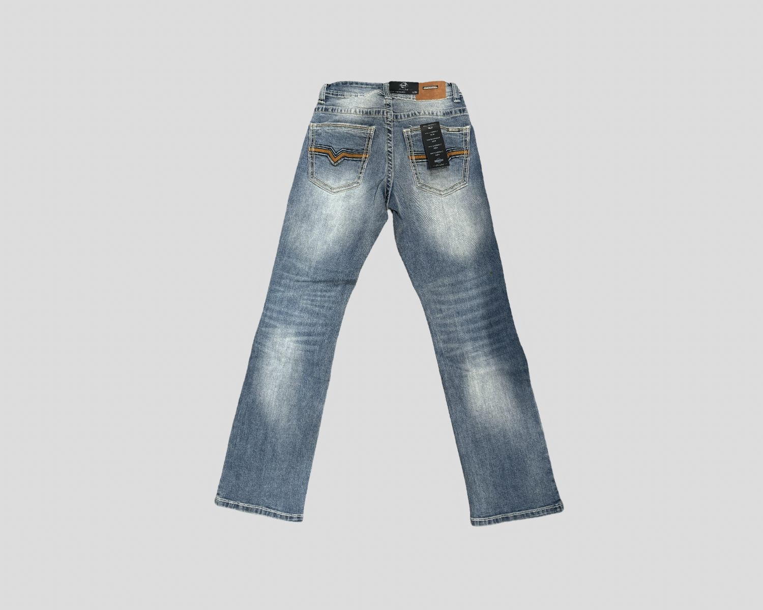 PANTALÓN MODERN BOOT LAMASINI LAM9030 MEZCILLA, Colour: LIGHT BLUE, Size: 28/30