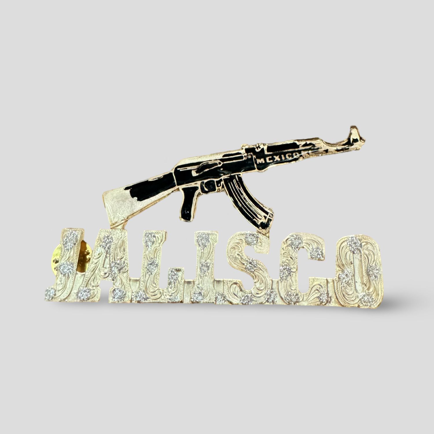 HERRAJE DE ALPACA PARA TEXANA & SOMBRERO, STATE: JALISCO