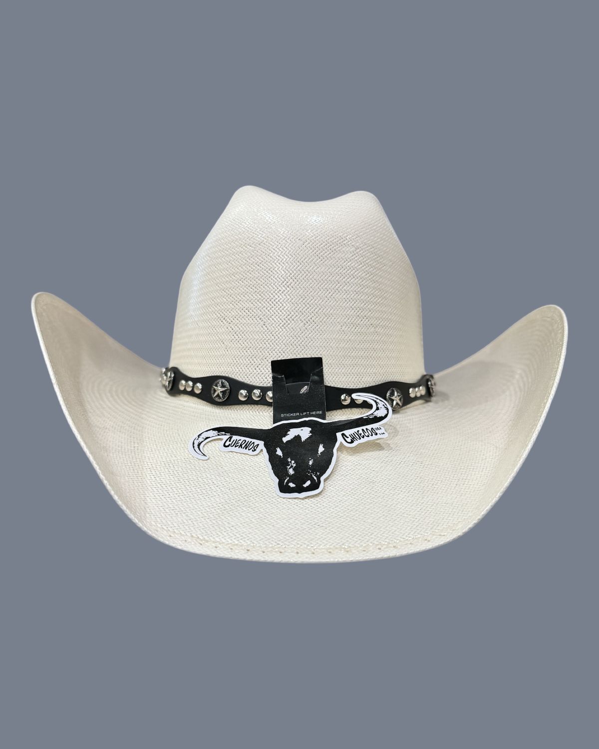 CUERNOS CHUECOS 150X OSCAR BRIM: 4 1/4 CROWN: 4 1/4 STRAW HAT, Colour: NATURAL, Size: 6 3/4