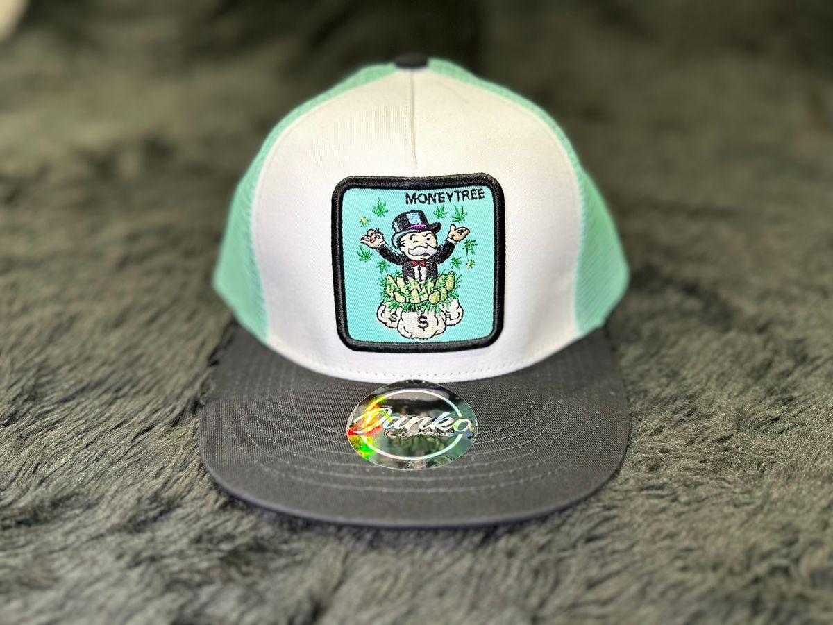 MONEYTREE DANKO FARM HAT, Colour: WHITE / TEAL, Size: OSFO