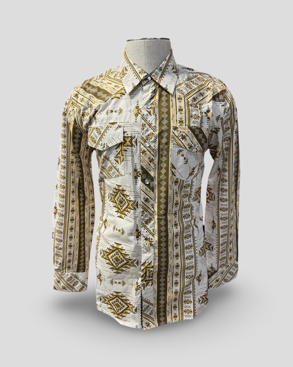 MENS WHITE DIAMOND LONG SLEEVE SHIRT STYLE-WWSL-036 MENS WHITE DIAMOND LONG SLEEVE SHIRT STYLE-WWSL-036, Colour: OLIVE, Size: S