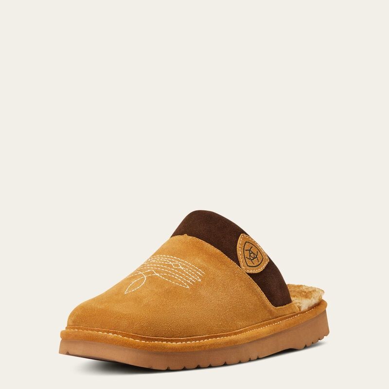 Ariat Mens Silversmith Square Toe Slipper #2842-200 Ariat Mens Silversmith Square Toe Slipper #2842-200, Colour: CHESTNUT, Size: 7