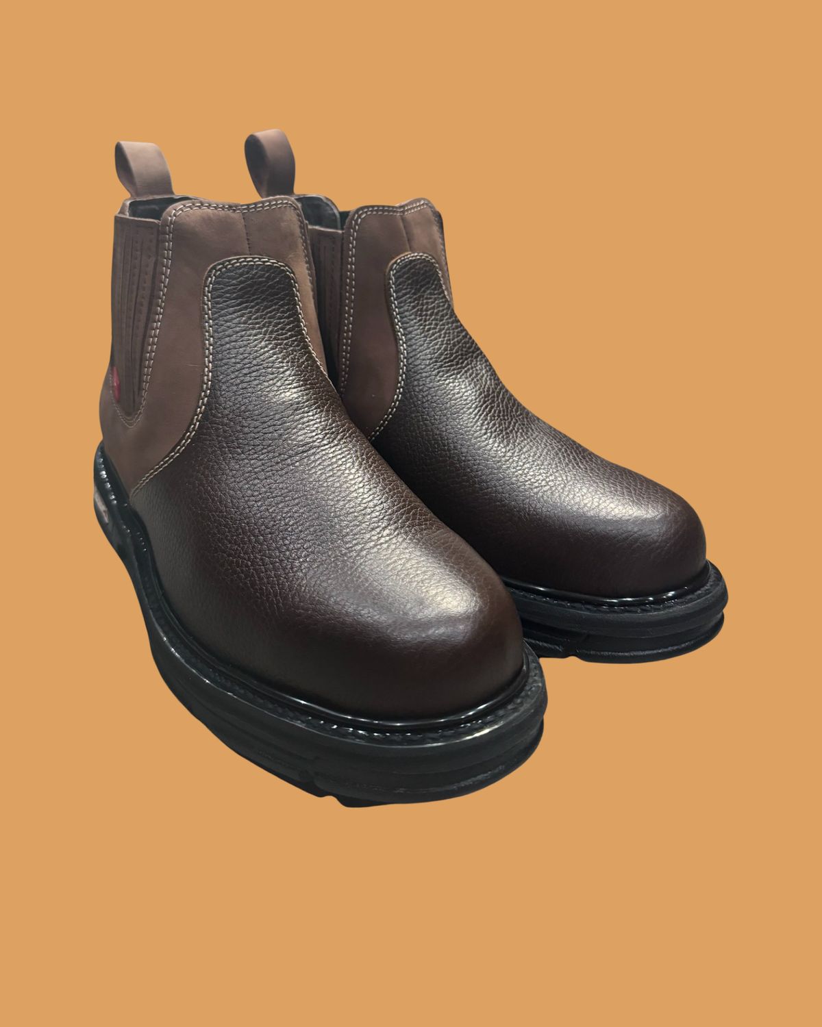 Potrillo Work Boot ROMA Crazy-Café Floter-Chocolate