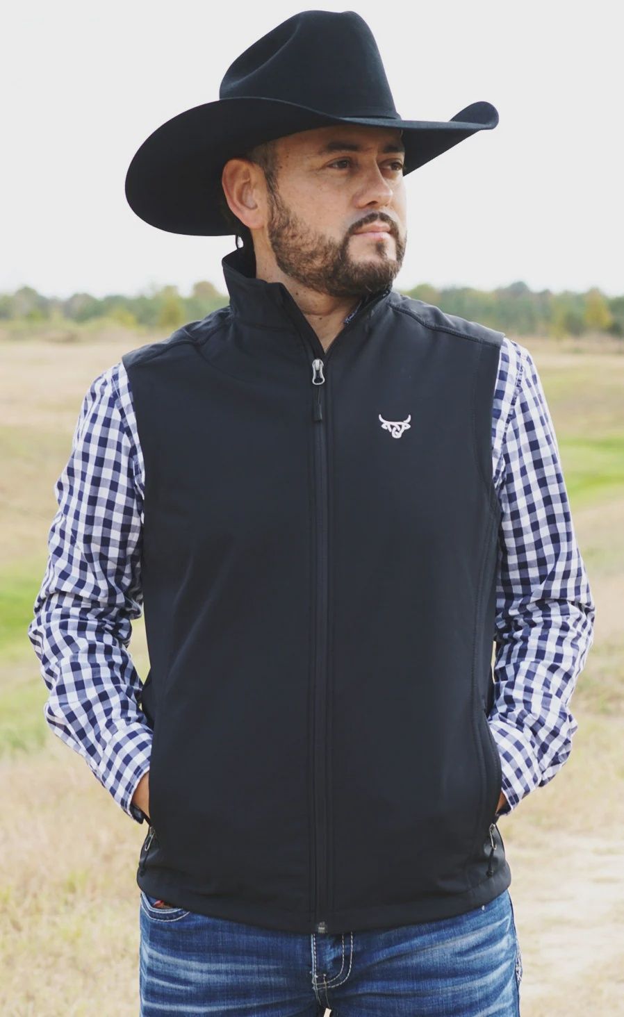 Lost Calf MENS Vest Black Lost Calf MENS Vest Black, Size: S, Colour: BLACK