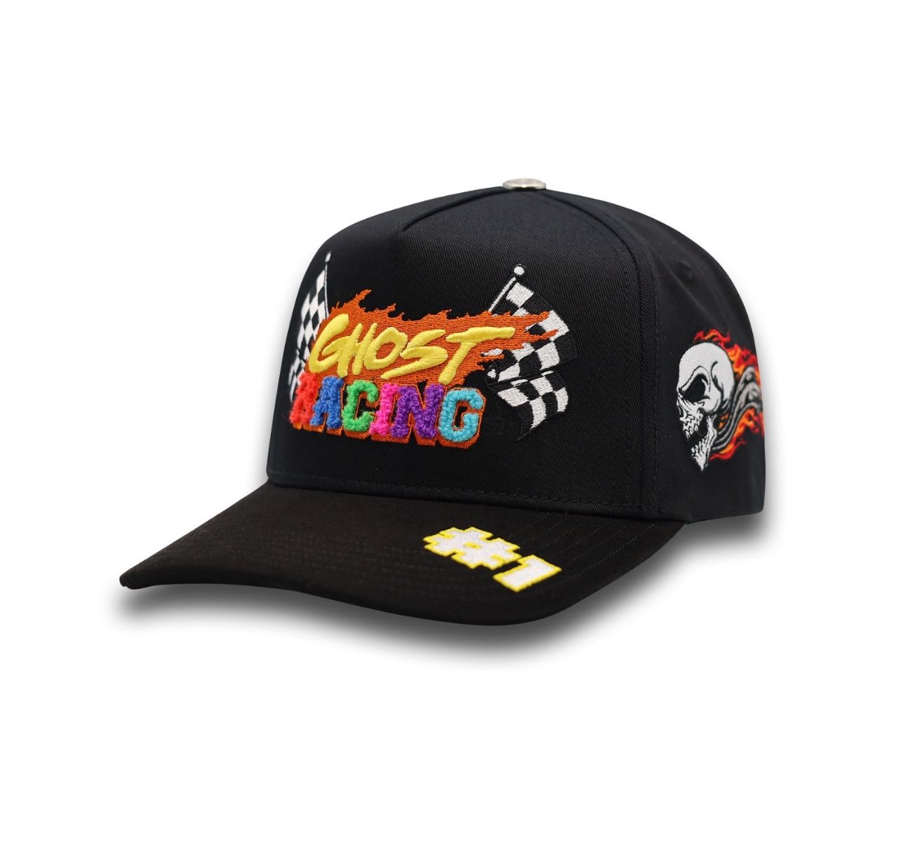 BIGG BOSS HAT GHOST RACING, Colour: BLACK