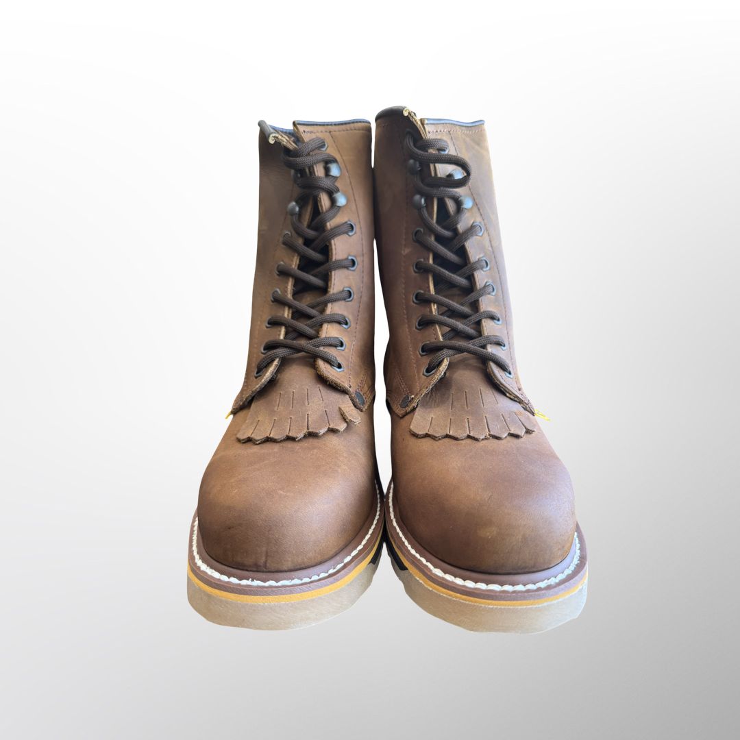 MENS POTRILLO -2020 LACER-8 FLOTER WOLVERINE, Colour: OCCRE, Size: 6