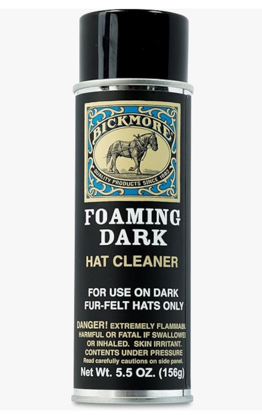 Bickmore Foaming Dark Hat Cleaner, Colour: DARK COLOR