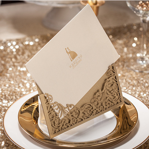 Classic Laser-Cut Wedding Invitation