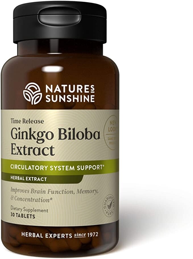 Natures Sunshine Ginkgo Biloba 100 caps