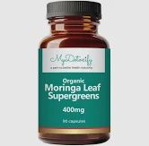 My Detoxify Organic Moringa Leaf Super Greens 400mg 90 capsules