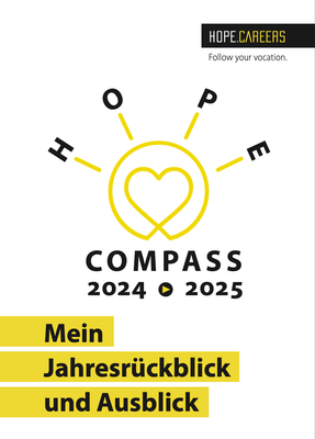 HOPE COMPASS 2024 - 2025 Empowerment Coaching Workbook zum Jahreswechsel (DEUTSCH)