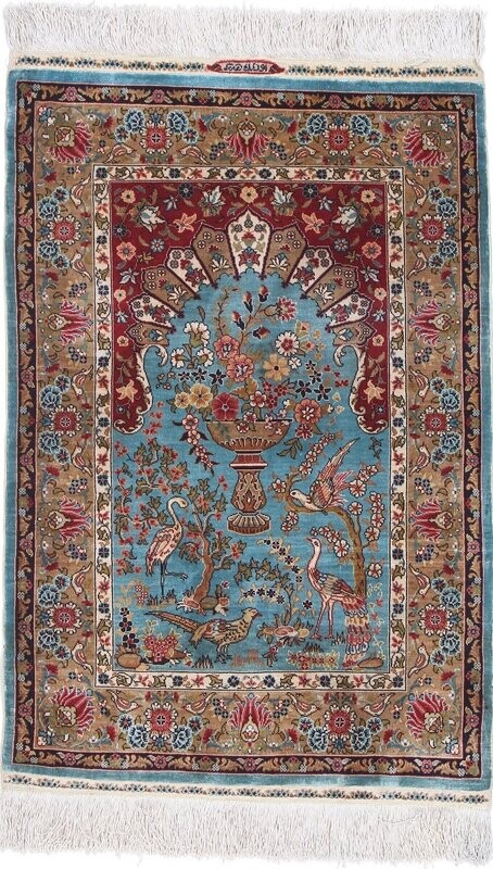 Hereke Seide
78x52 Hereke Seide
78x52