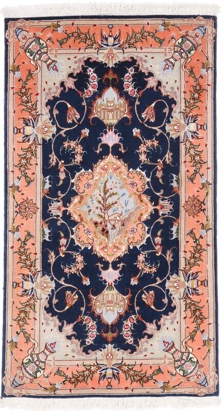 Täbriz Wolle mit Seide (fein)
118x65 Täbriz Wolle mit Seide (fein)
118x65