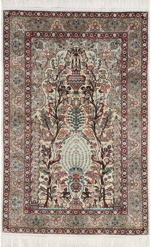 Hereke Seide Relief
132x80 Hereke Seide Relief
132x80