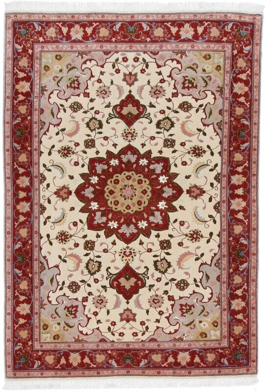 Täbriz Wolle mit Seide (fein)
150x105 Täbriz Wolle mit Seide (fein)
150x105