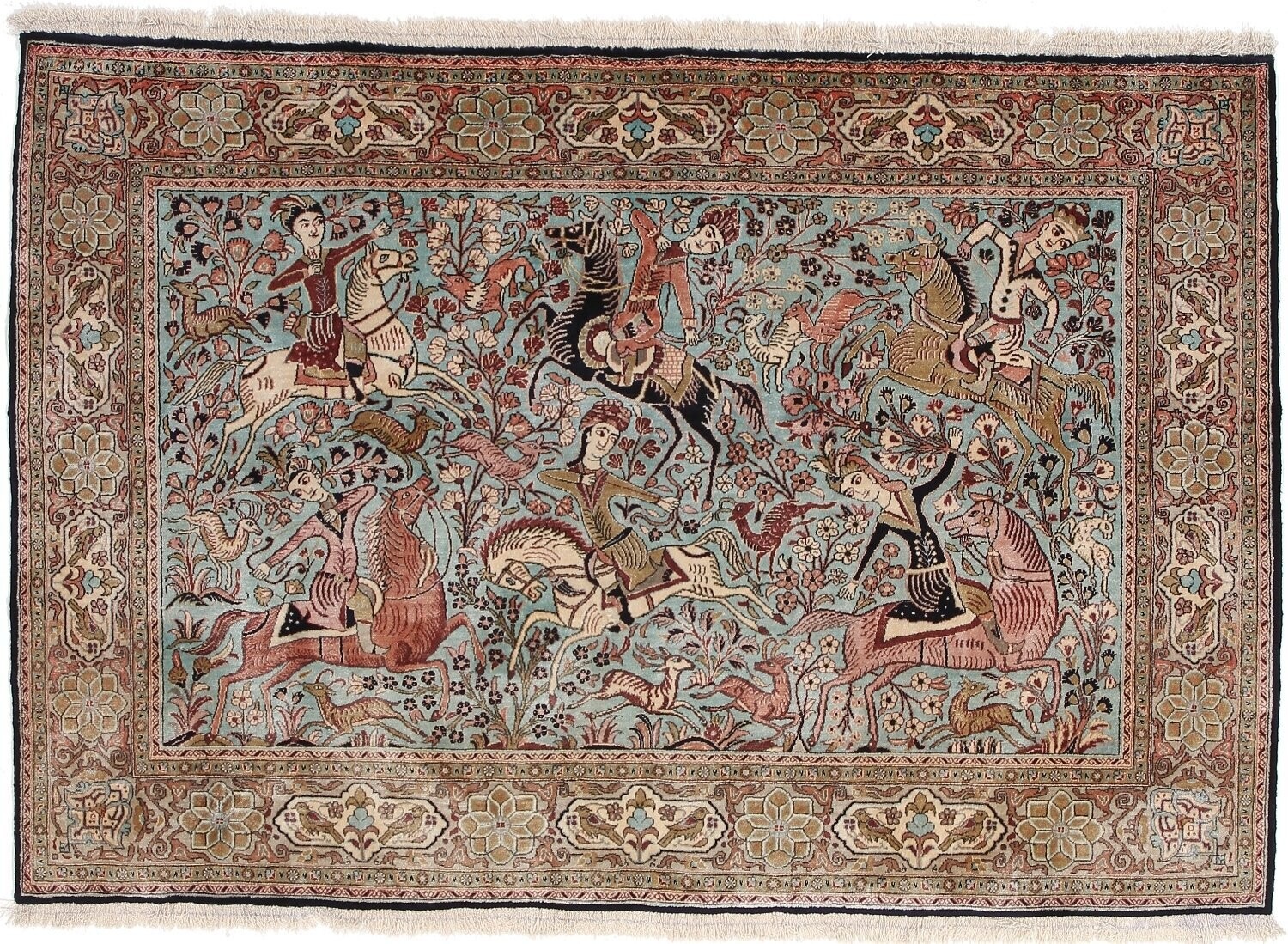 Ghom Seide (quer)
107x158