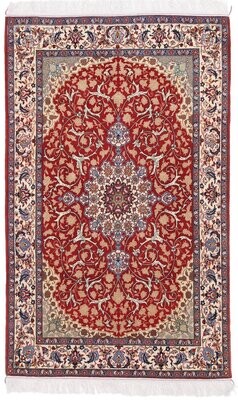 Isfahan Wolle mit Seide auf Seide
169x105