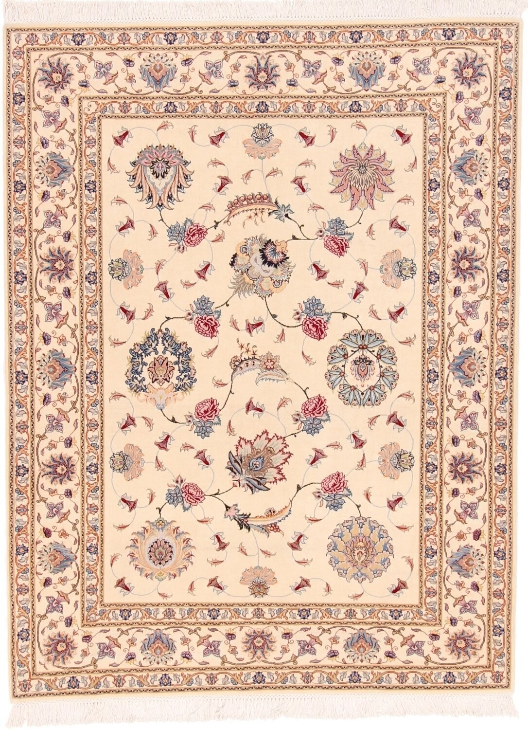 Täbriz Wolle mit Seide (fein)
202x153