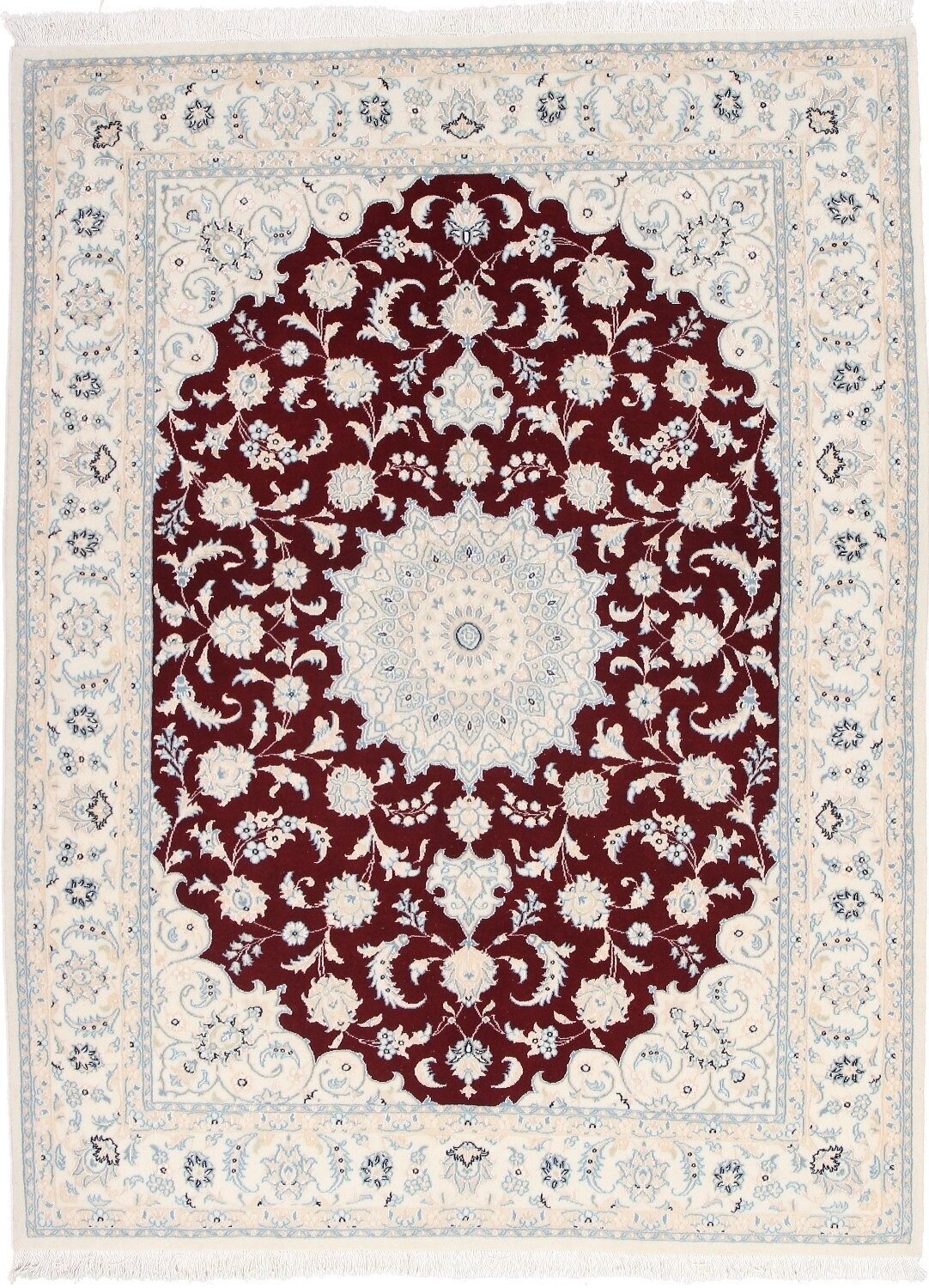 Nain Wolle mit Seide (sehr fein)
205x153