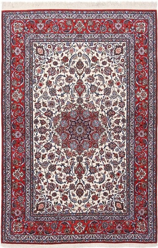 Isfahan Wolle mit Seide (sehr fein)
240x160 Isfahan Wolle mit Seide (sehr fein)
240x160