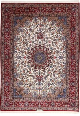 Isfahan Wolle mit Seide auf Seide
400x294