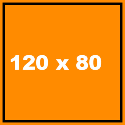 120 x 80 cm