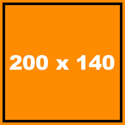 200 x 140 cm