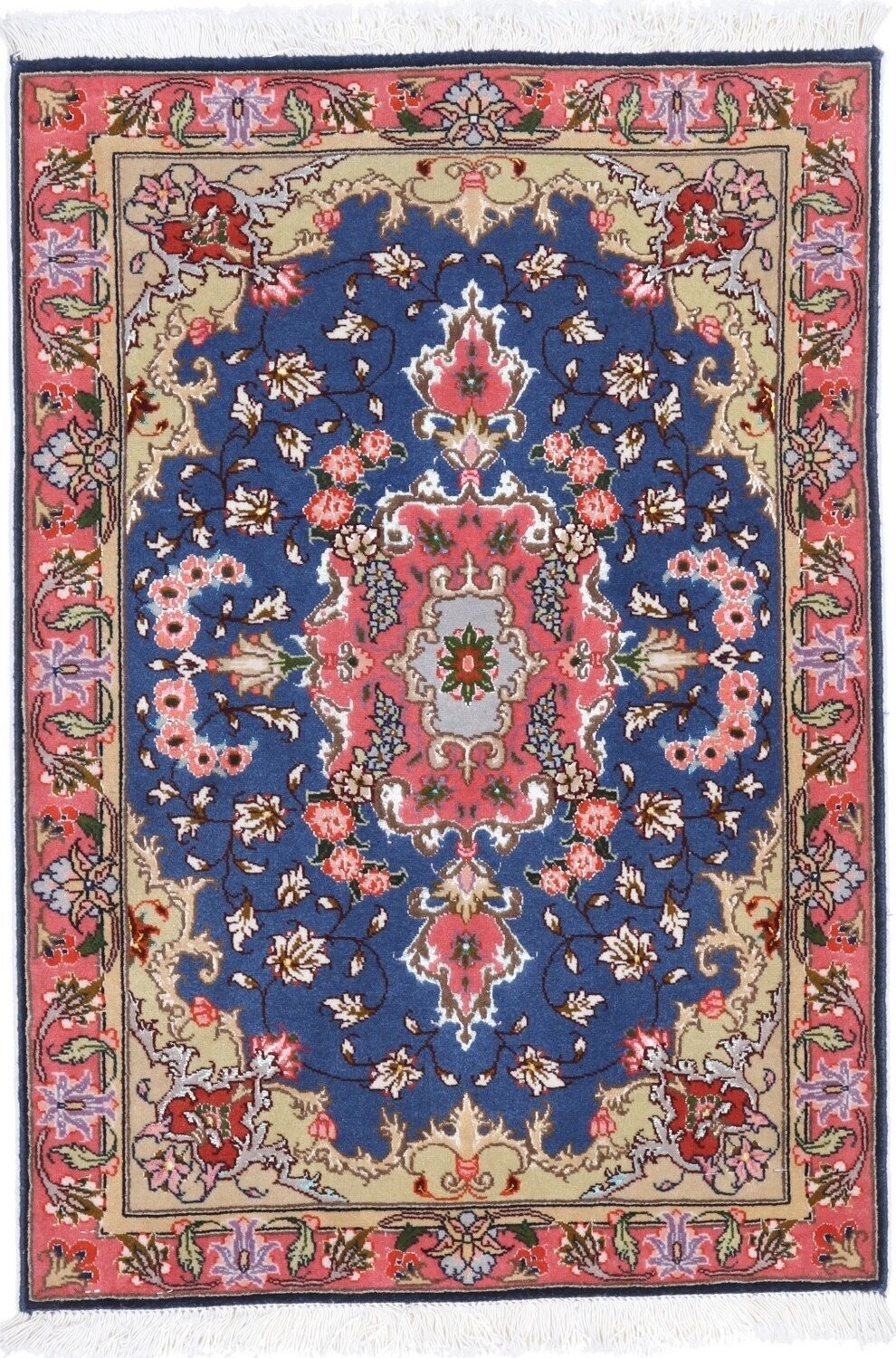 Täbriz Wolle mit Seide (fein) 90x60