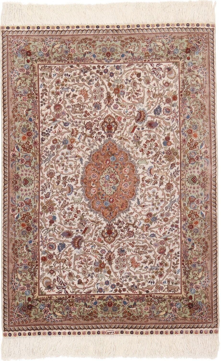 Hereke Seide (extrem fein) 91x64 Hereke Seide (extrem fein) 91x64