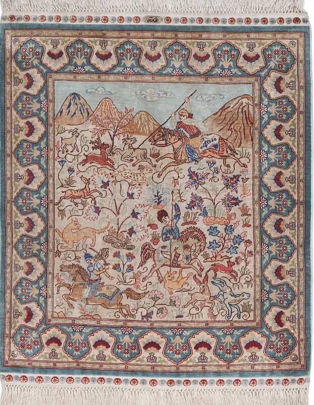 Hereke Seide (extrem fein) 50x42