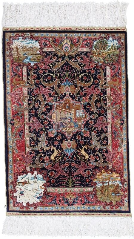 Hereke Seide (extrem fein) 70x47