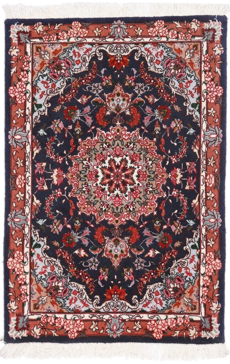 Täbriz Wolle mit Seide (fein) 90x60