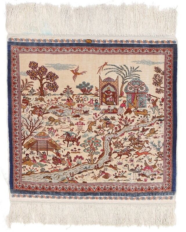 Hereke Seide (extrem fein) 57x55