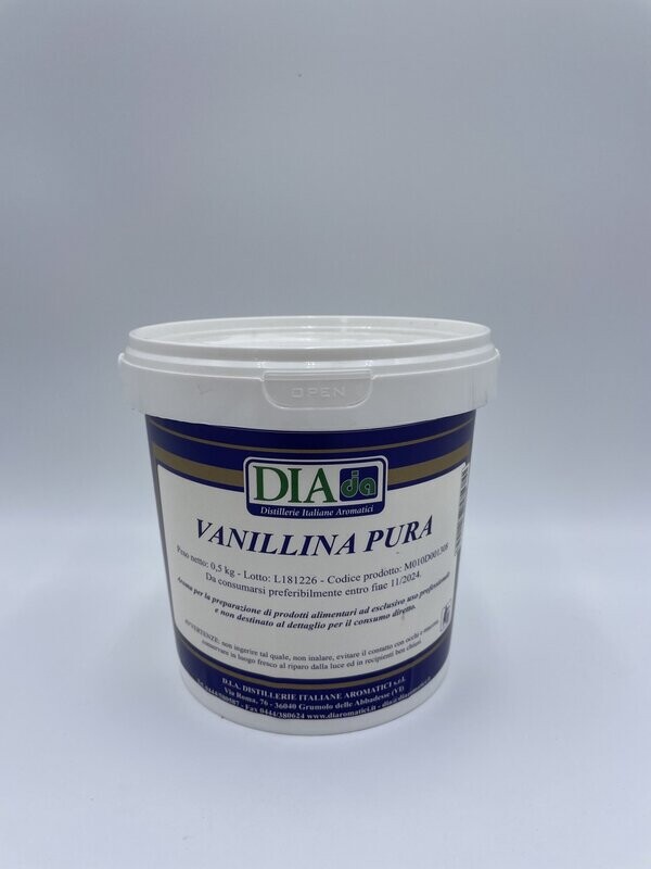 VANILLINA PURA 100% 500 gr