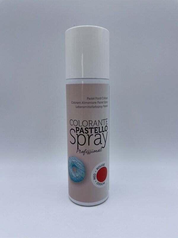COLORANTE SPRAY ALIMENTARE ROSSO PASTELLO 250 ML